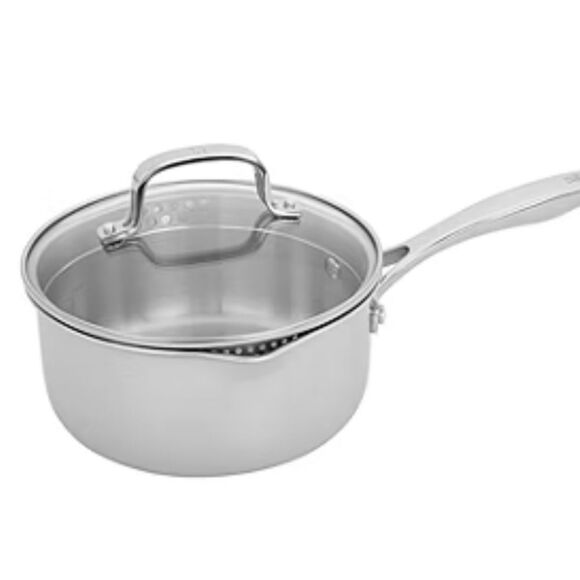 Henckels Legacy Tri-Ply Stainless Steel 1.5QT Saucepan with Lid - Picture 1 of 16